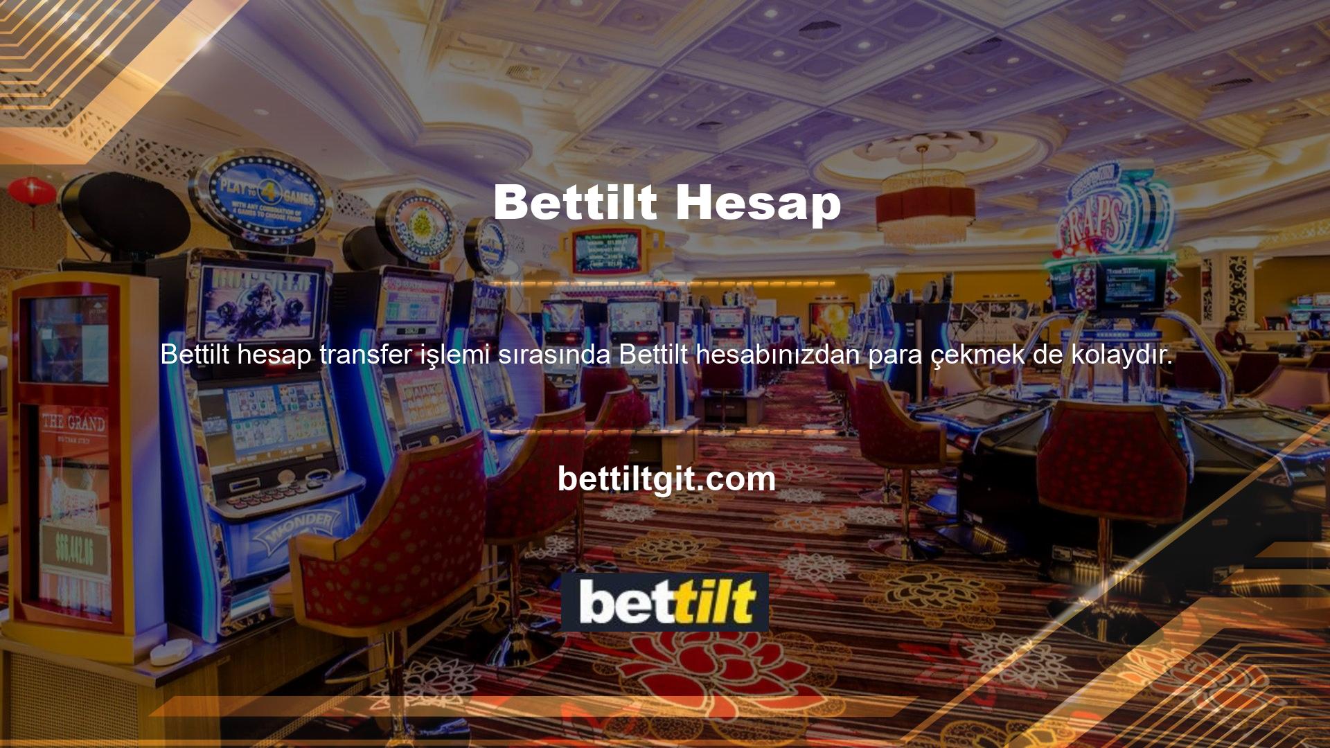 Büyük kazançları banka hesaplarına aktarmak isteyen Bettilt spor bahisleri müşterileri ve casino oyuncuları bu işlemleri çok hızlı bir şekilde tamamlayabilirler